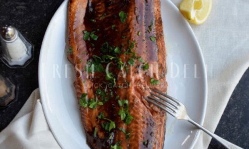 Balsamic-glazed Salmon Fillet
